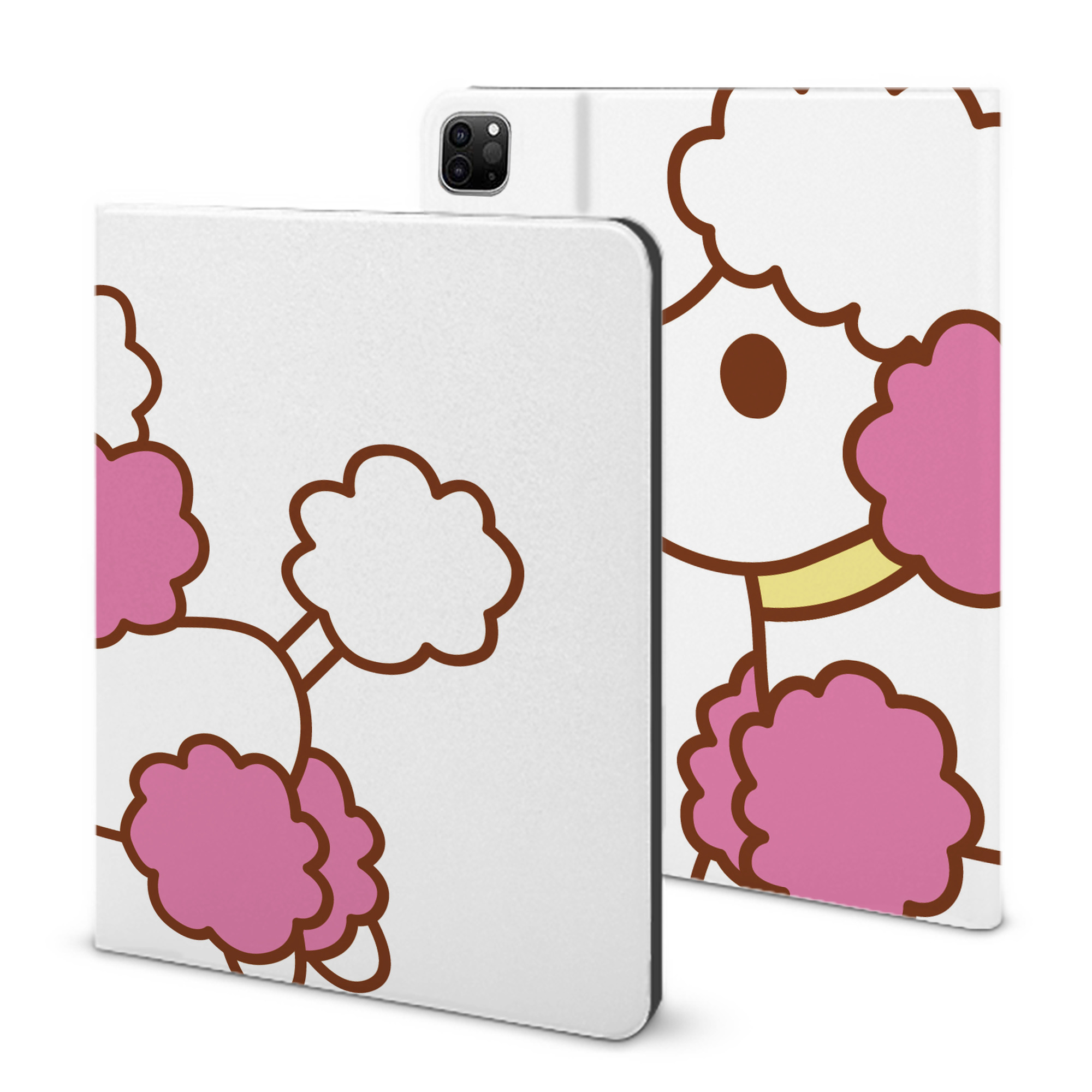 （画像用） Hello Kitty ハローキティ IPad ケース ブック型 PUレザー TPU 耐衝撃 軽量 薄型 ペン収納なし 全面保護 IPad 各モデル対応